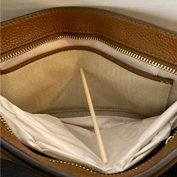 Tory Burch Blake Swingpack Crossbody/Clutch Cortado (Brown) - Authentic - Picture 8 of 8